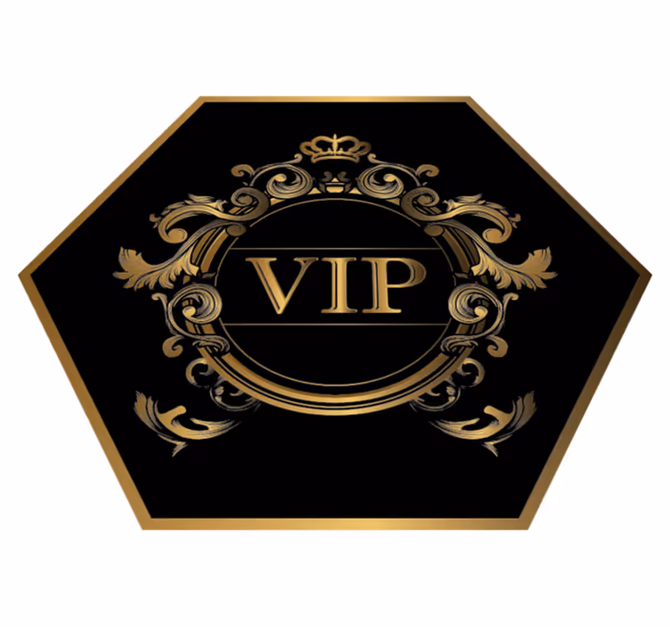 Vinyl matta vip vardagsrumsmatta - Tenstickers