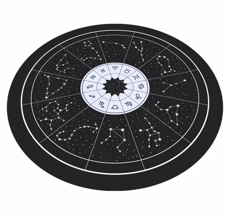 Stjärntecken och konstellationer vinylmatta - Tenstickers