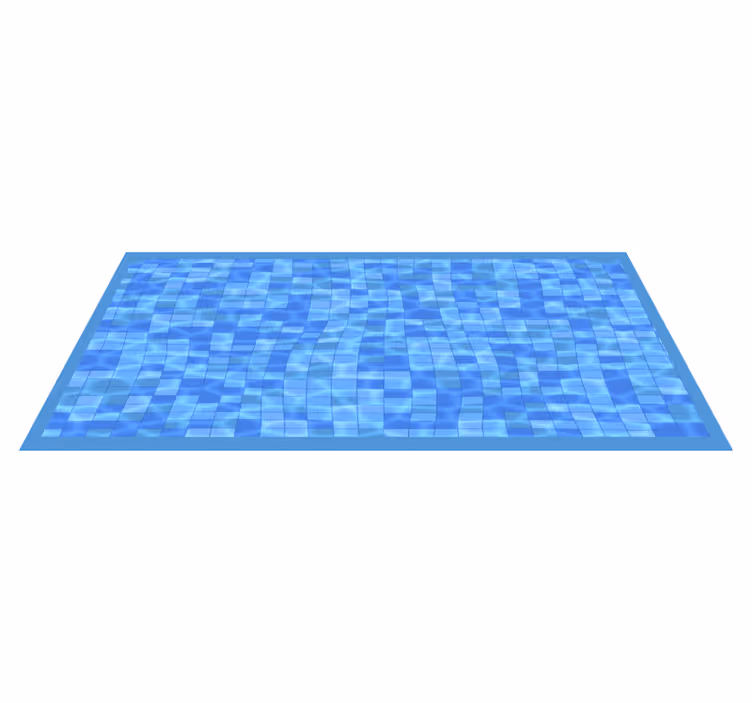 Pool mosaik golvplattor - Tenstickers