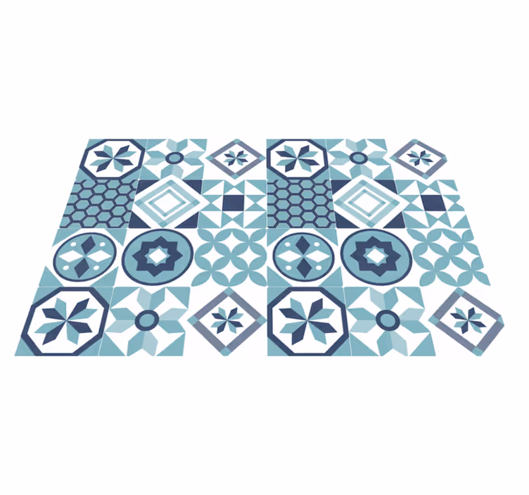 Mosaik kakel inspiration Vinylmatta Mosaik - Tenstickers