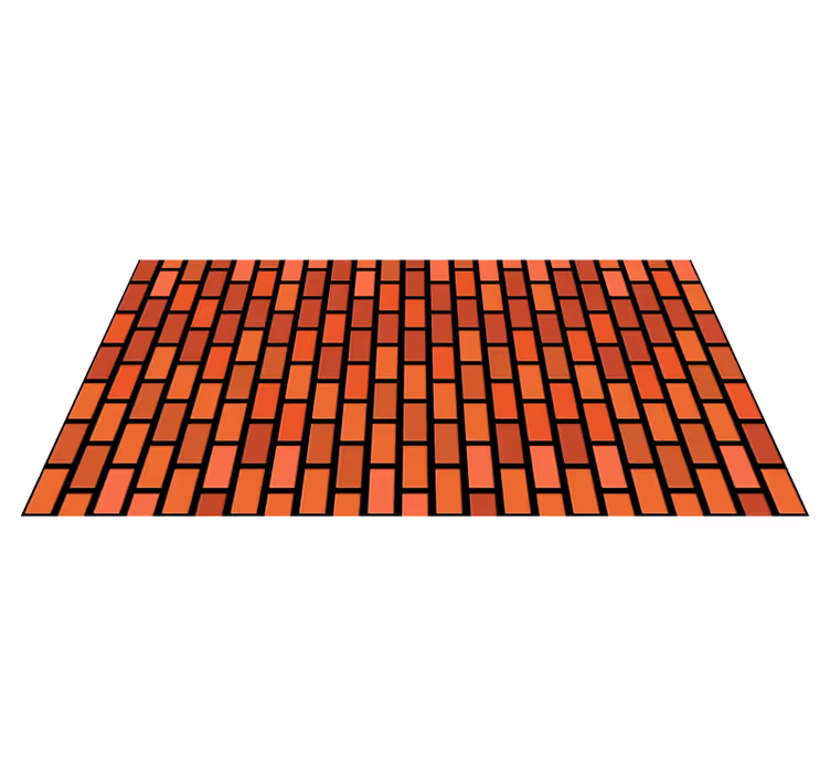 Tegelvägg textur matta - Tenstickers