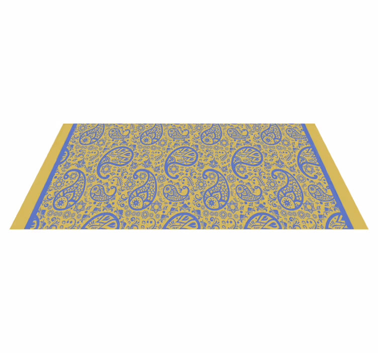 Paisley virvlar Vinylmatta sovrum - Tenstickers