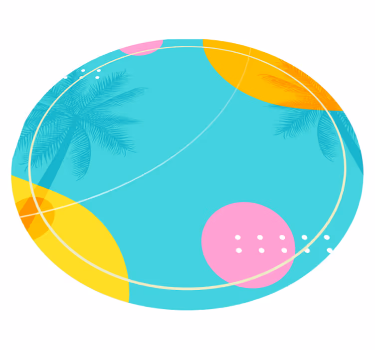 Sommar minnen modern matta - Tenstickers