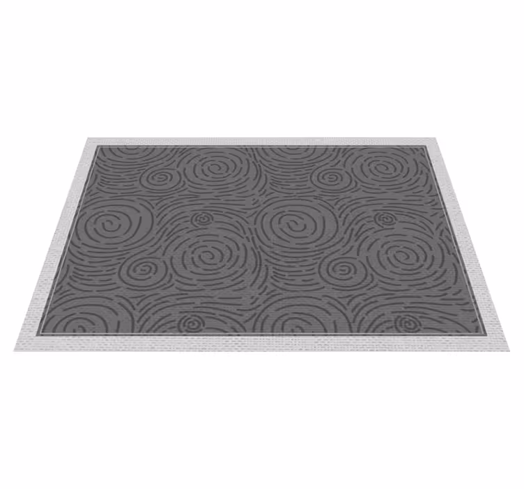 Virvlande mönster Vinylmatta textur - Tenstickers
