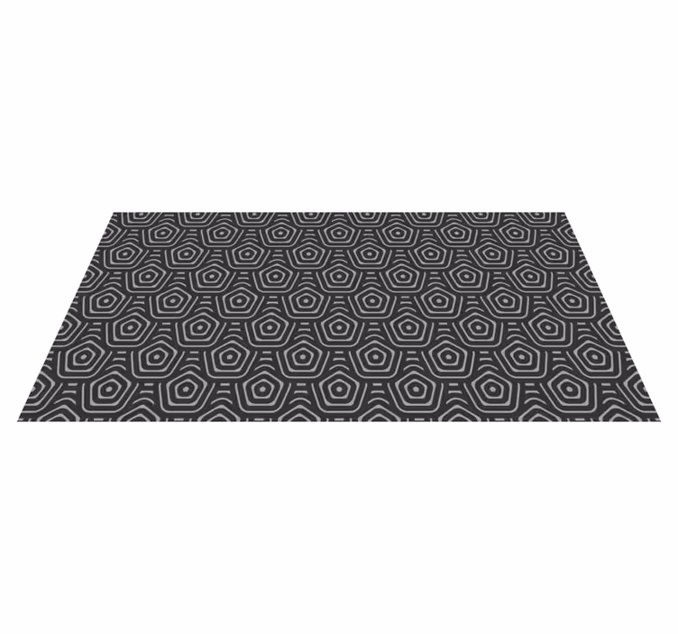 Koncentriska diamanter Vinylmatta geometrisk - Tenstickers