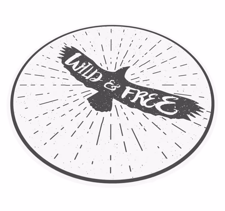 Vild och gratis djur vinyl matta - Tenstickers