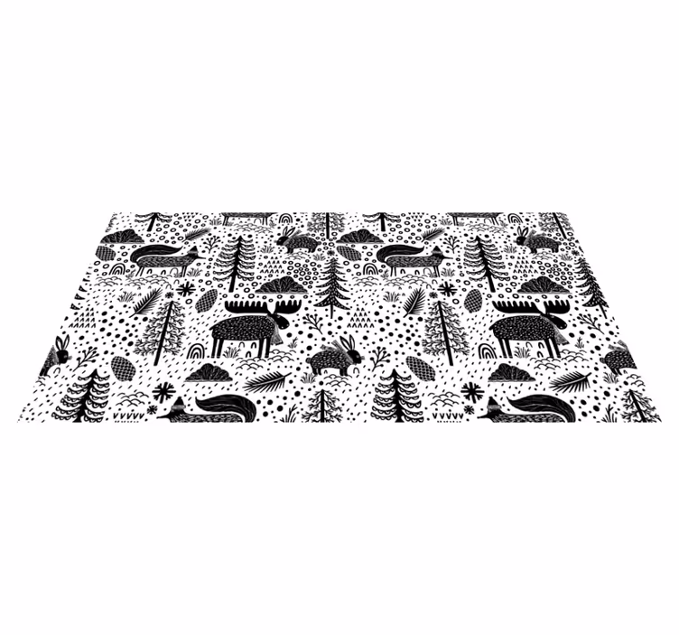 Skandinavisk fauna Andra Vinylmattor - Tenstickers