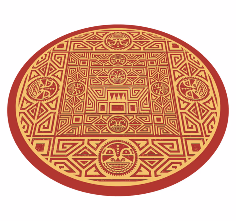Stammandala Vinylmatta Mandala - Tenstickers
