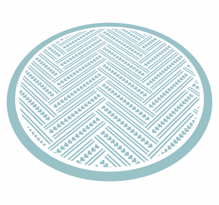 Korsningslinjer modern matta - Tenstickers