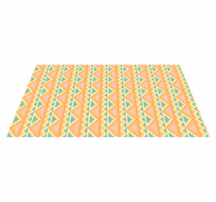 Stammönstrad dekor Vinylmatta geometrisk - Tenstickers