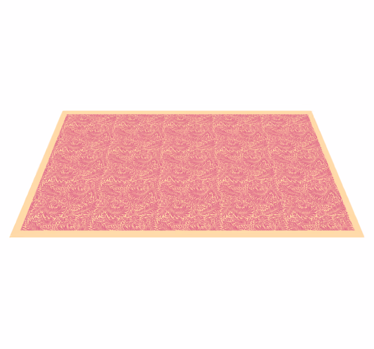 Eleganta ornament rosa modern matta - Tenstickers