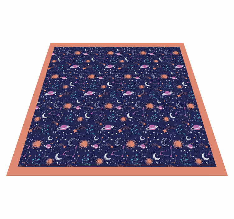Kosmiskt rymdspel Andra Vinylmattor - Tenstickers