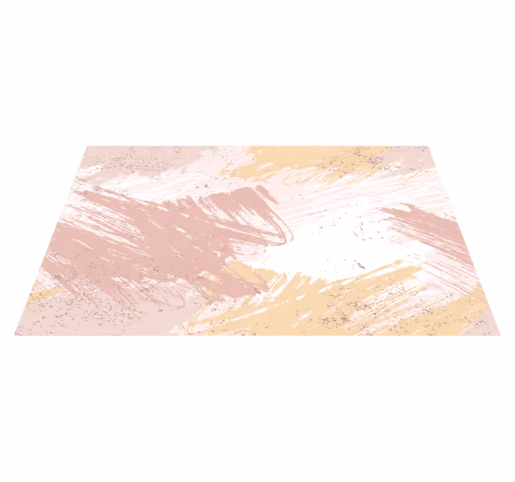 Abstrakt rosa modern vinylmatta - Tenstickers