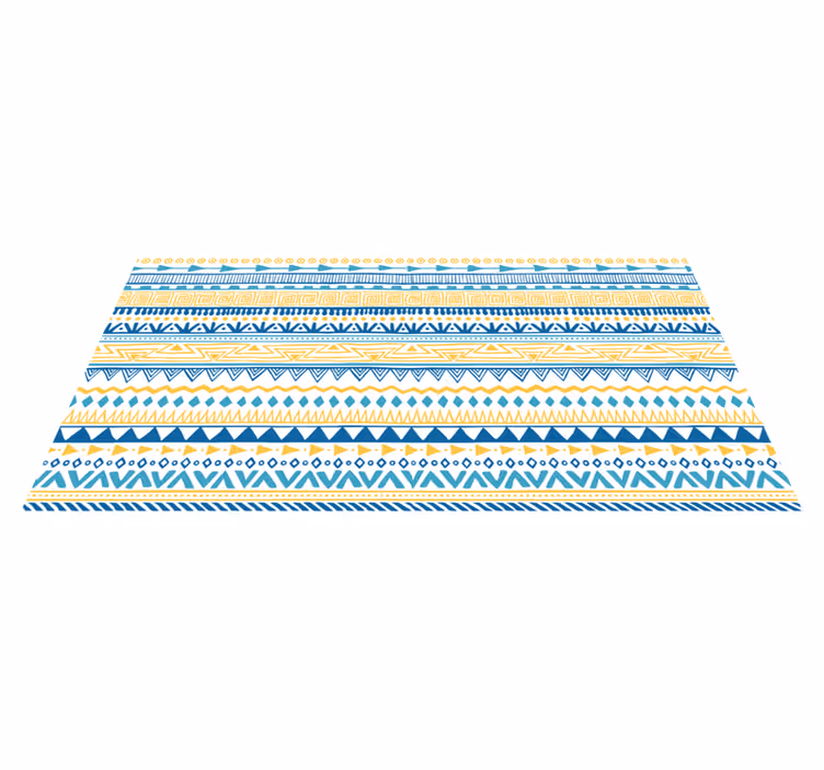 Tribal randmönster Vinlymatta randiga - Tenstickers