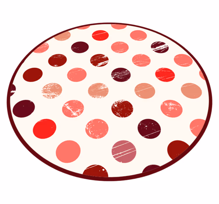Cirkulära prickar Vinylmatta textur - Tenstickers
