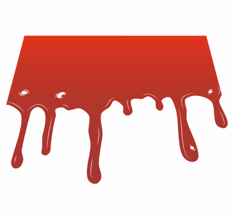 Pöl av blod halloween mattor - Tenstickers