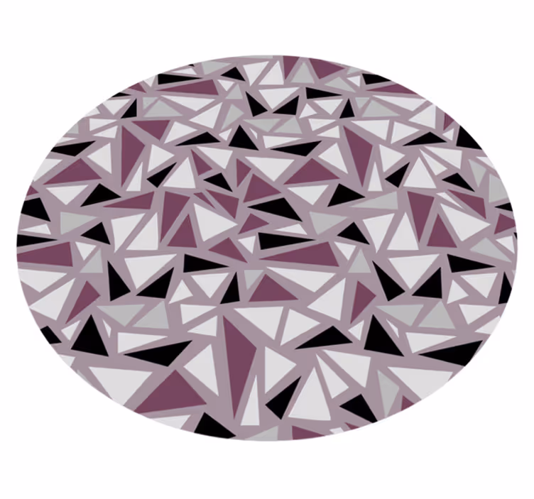 Mosaik lila mosaik golvplattor - Tenstickers