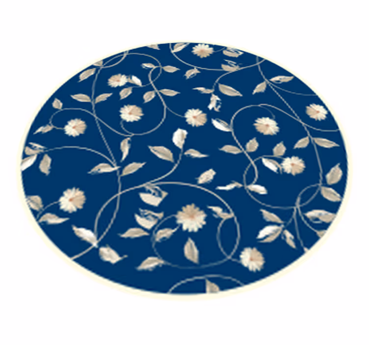 Botaniska blommönster Vinylmatta blommor och växter - Tenstickers