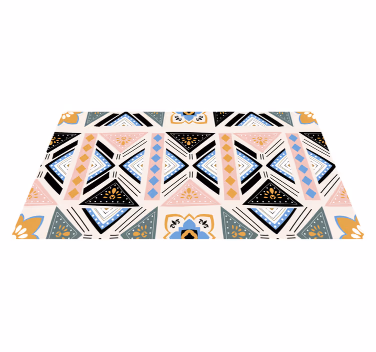 Geometriska mönster gobeläng Vinylmatta geometrisk - Tenstickers