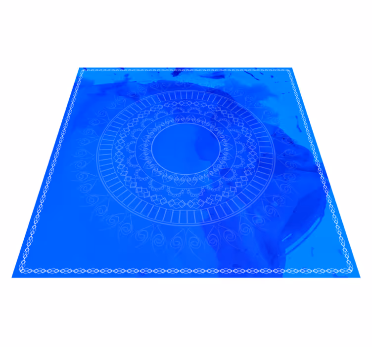 Mandala meditationscirkel Vinylmatta Mandala - Tenstickers
