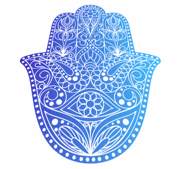 Mandala inspirerad dekor Vinylmatta Mandala - Tenstickers