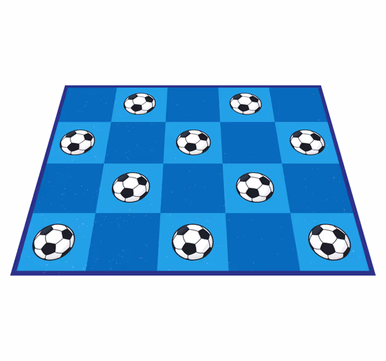Fotbolls rutor matta - Tenstickers