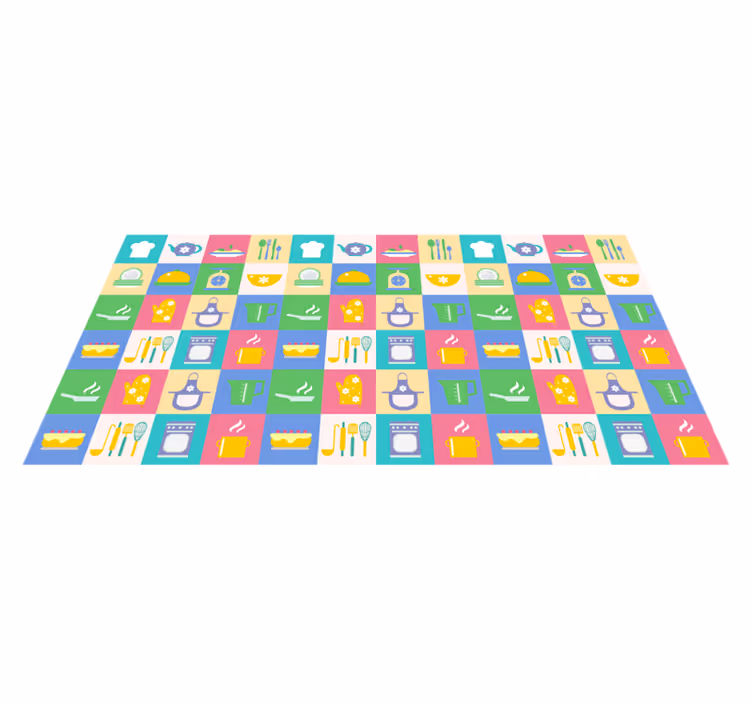 Köksredskap köksgolv - Tenstickers