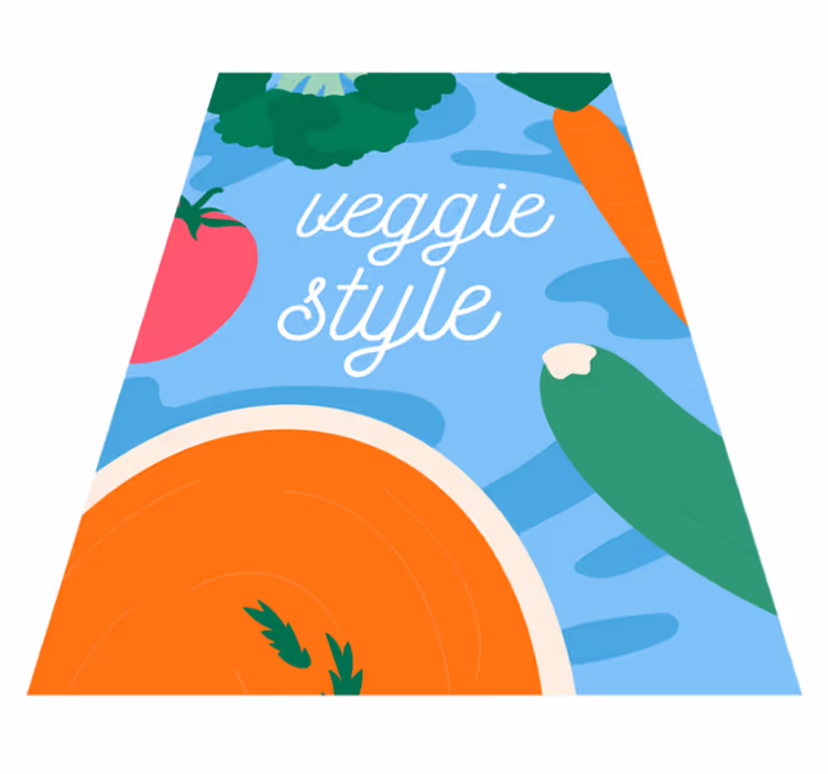 Inredning i vegetabilisk stil Vinylmattor med fraser - Tenstickers