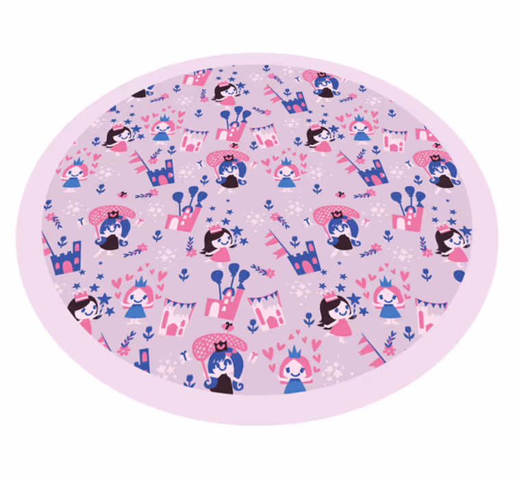 Sagocirkel Vinylmatta Barn - Tenstickers