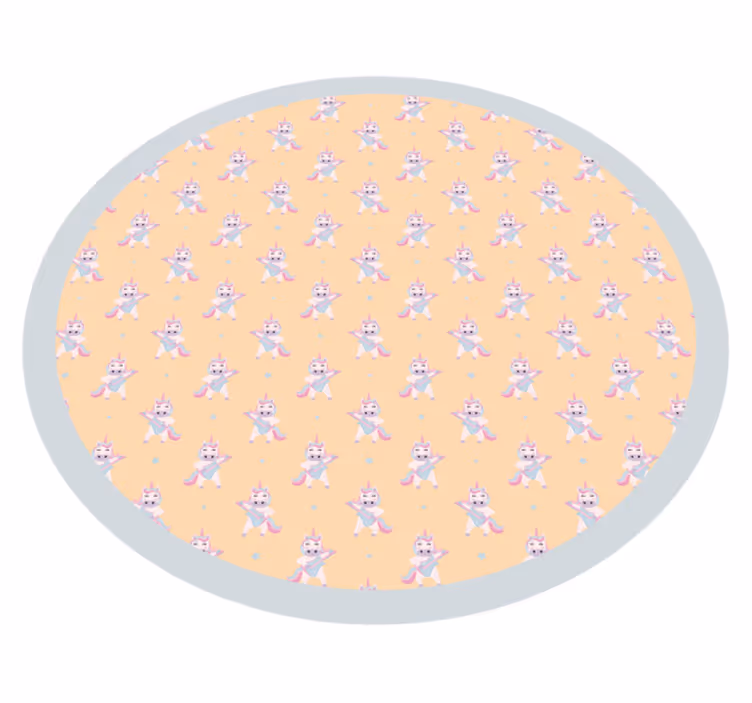 Kanin rundel Vinylmatta daghem - Tenstickers