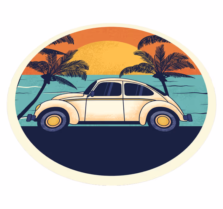Välkommen till 70-tals vintage matta - Tenstickers
