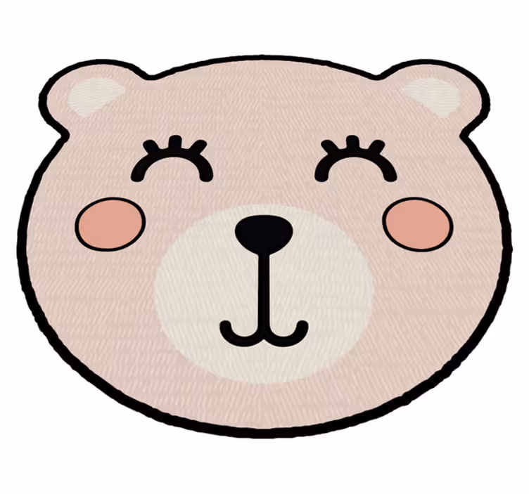 Flicka anime björn djur matta - Tenstickers