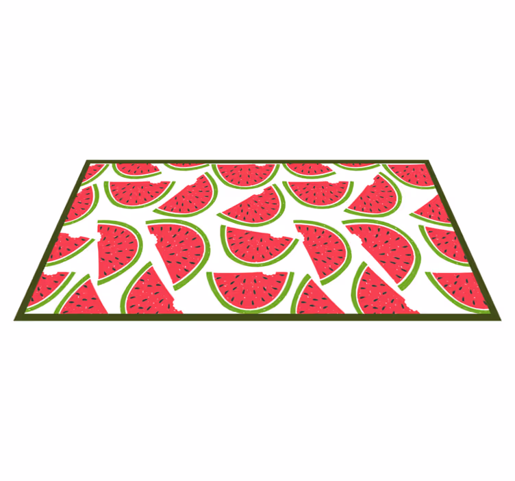 Vattenmatta med vattenmelon-tema - Tenstickers