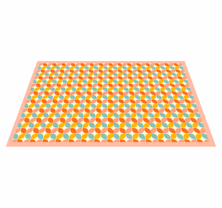 Geometriska hexagoner Vinylmatta geometrisk - Tenstickers
