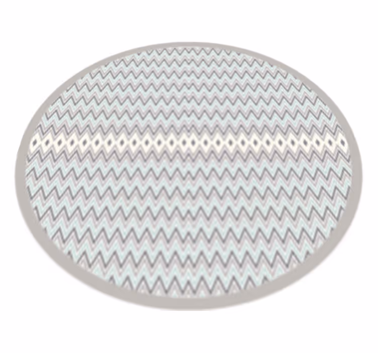 Chevron mönster detalj Vinlymatta randiga - Tenstickers