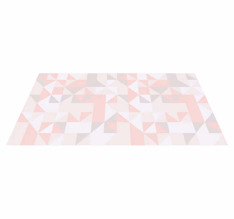 Geometriska pastellmönster Vinylmatta geometrisk - Tenstickers