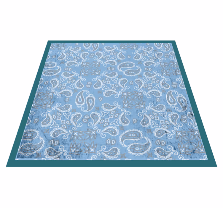 Nordisk paisley mönster nordisk matta - Tenstickers