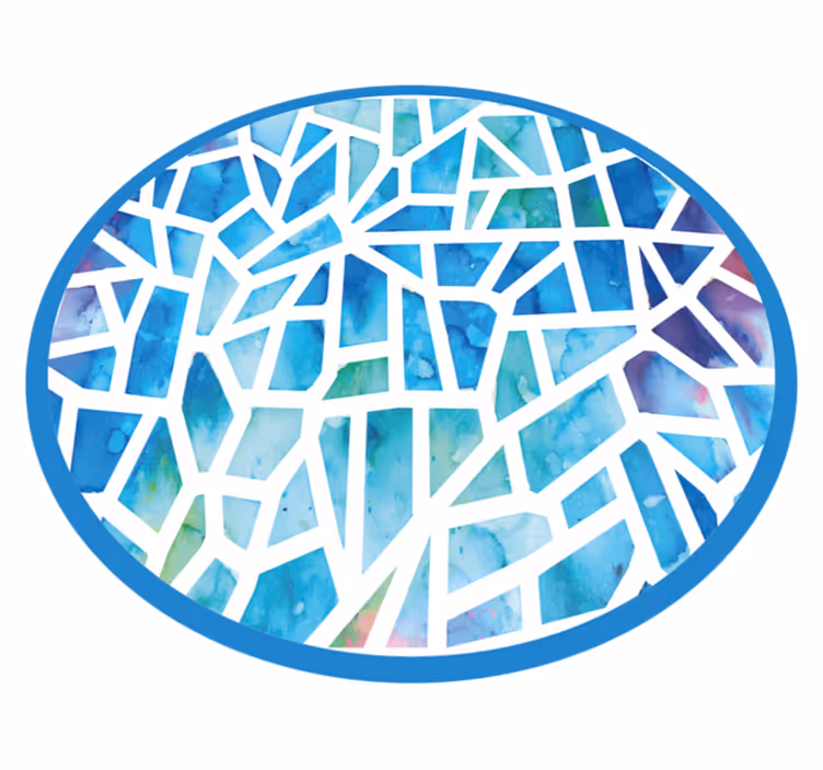 Mosaik design mosaik golvplattor - Tenstickers