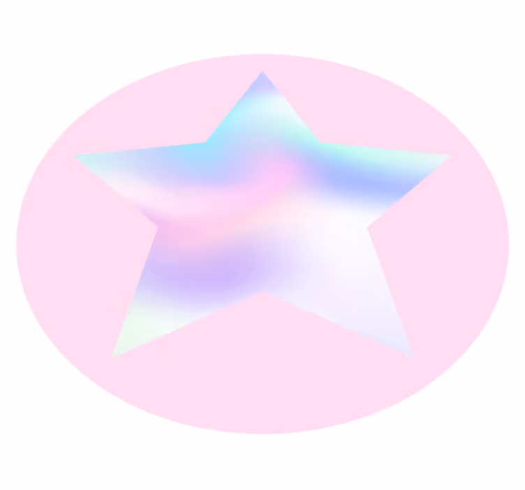 Pastell stjärngradient Vinylmatta Stjärnor - Tenstickers