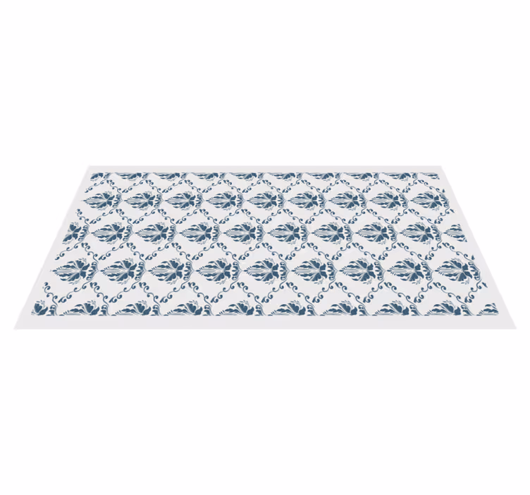 Elegant bladmotiv Vinylmatta kakeleffekt - Tenstickers