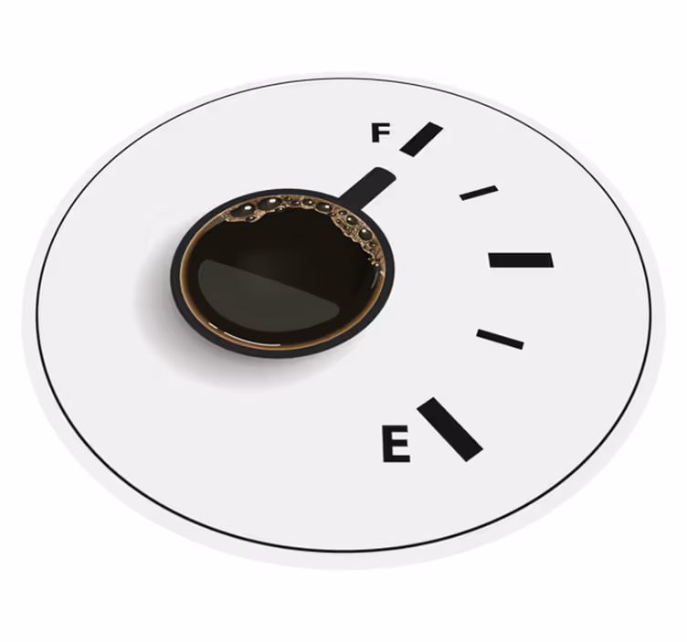 Kaffekraft full modern matta - Tenstickers
