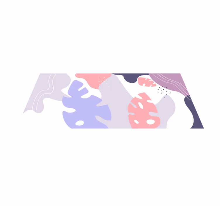 Abstrakt monstera Vinylmatta textur - Tenstickers