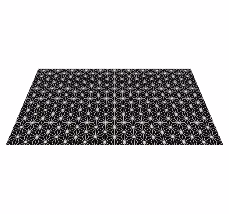 Asymmetrisk starburst Vinylmatta geometrisk - Tenstickers