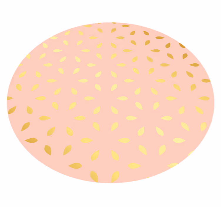Pastell kronblad mönster Vinylmatta blommor och växter - Tenstickers