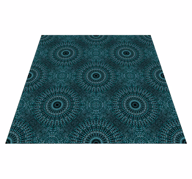Mandala utstrålning Vinylmatta Mandala - Tenstickers