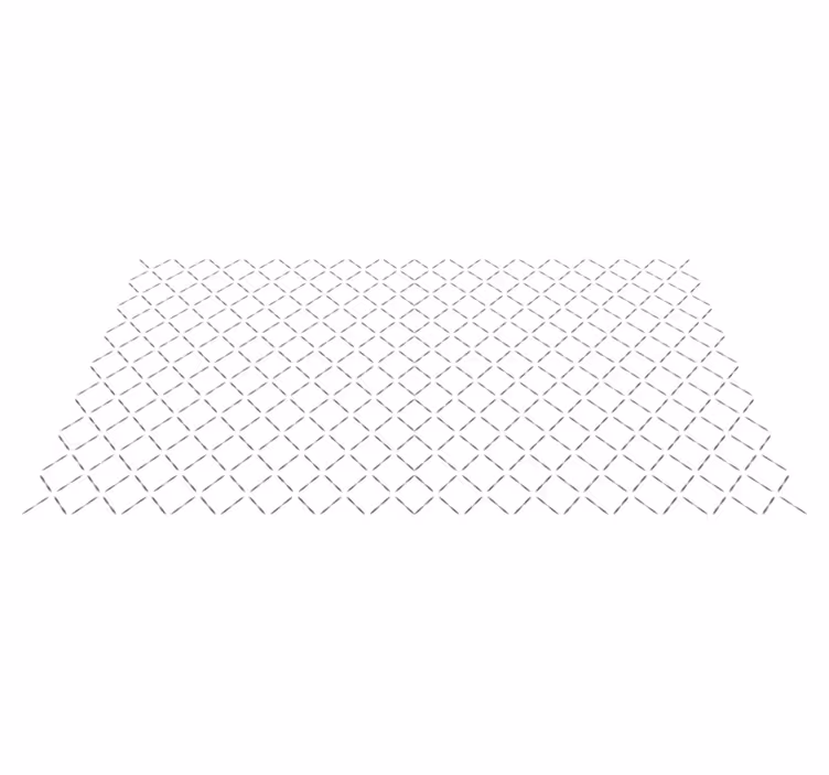 Nordiska diamant geometriska vinylmattor - Tenstickers