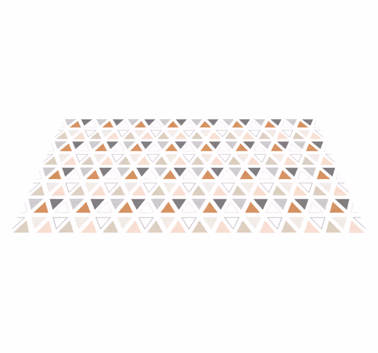 Nordiska triangel geometriska vinylmattor - Tenstickers