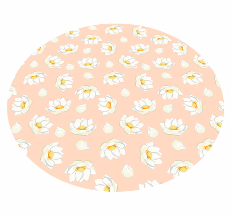 Blommig blomning Vinylmatta blommor och växter - Tenstickers
