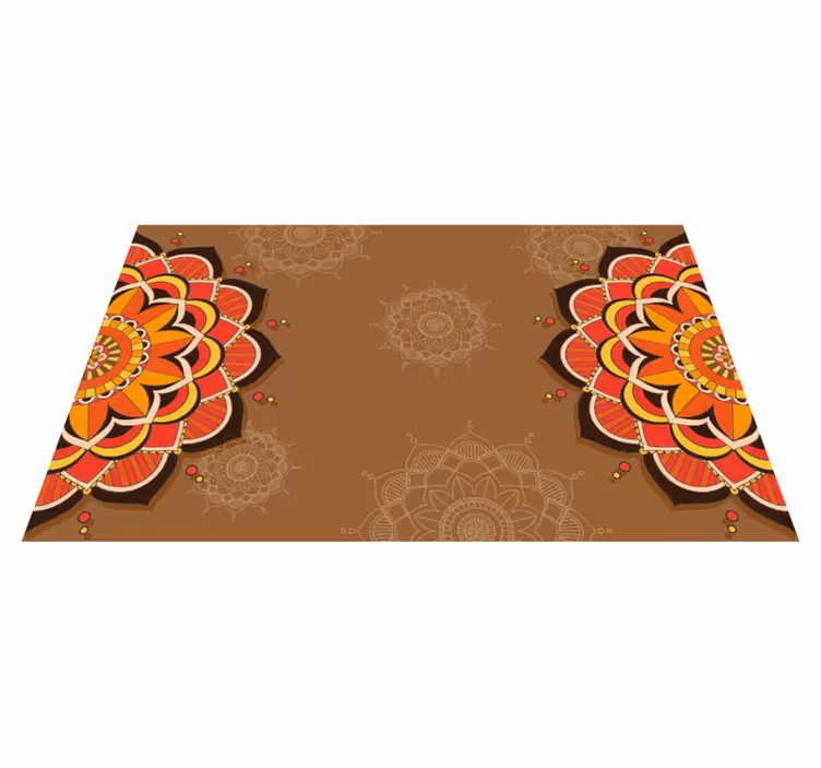 Mandala ornament Vinylmatta Mandala - Tenstickers