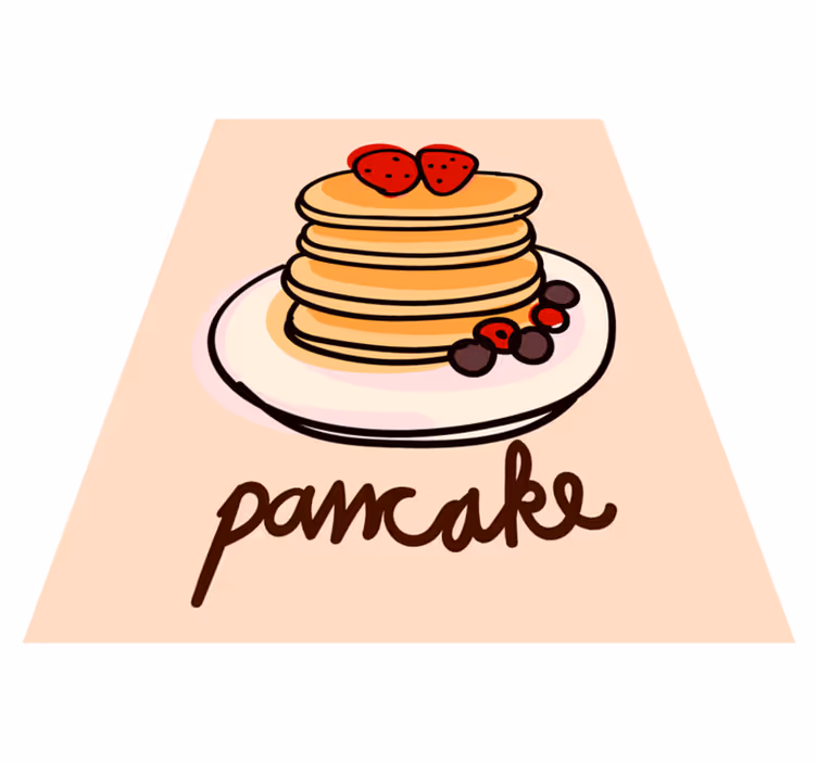 Bunt med pannkakor köksgolv - Tenstickers